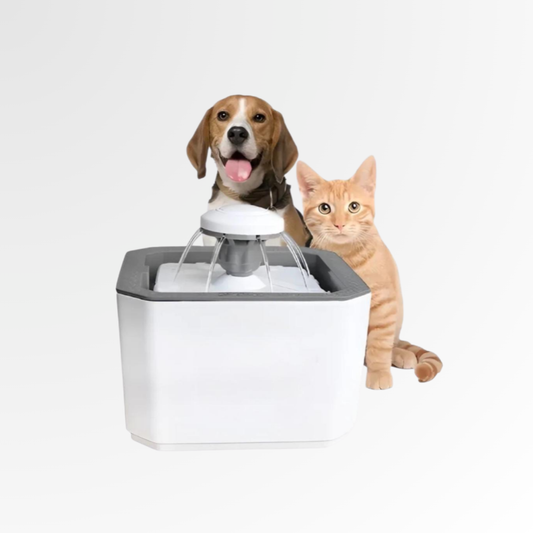 Fuente Bebedero Para Mascotas- Blanco